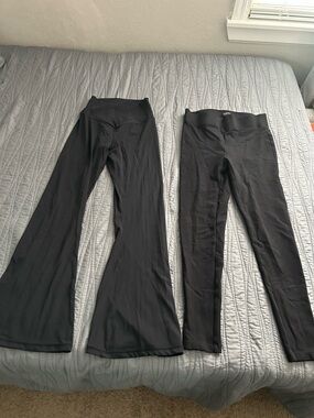 LOFT Black Boot-Cut and Straight-Leg Pant Duo diferente marca